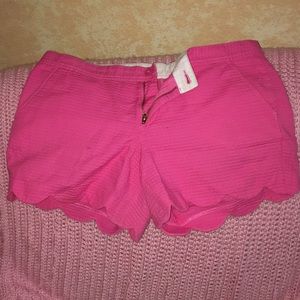 Lilly Pulitzer pink Buttercup shorts used size 10